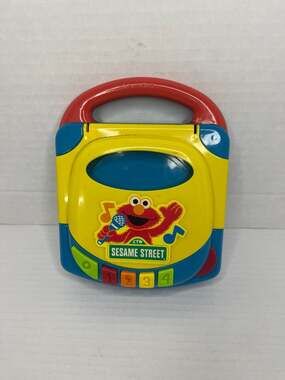 Vintage 1997 Tyco Sesame Street Elmo Sing-Along CD Player Toy
